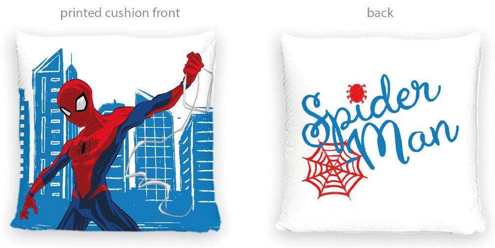 MARVEL Декоративні подушки Spiderman Velour Подушки Декоративні подушки 40 x 40 cm