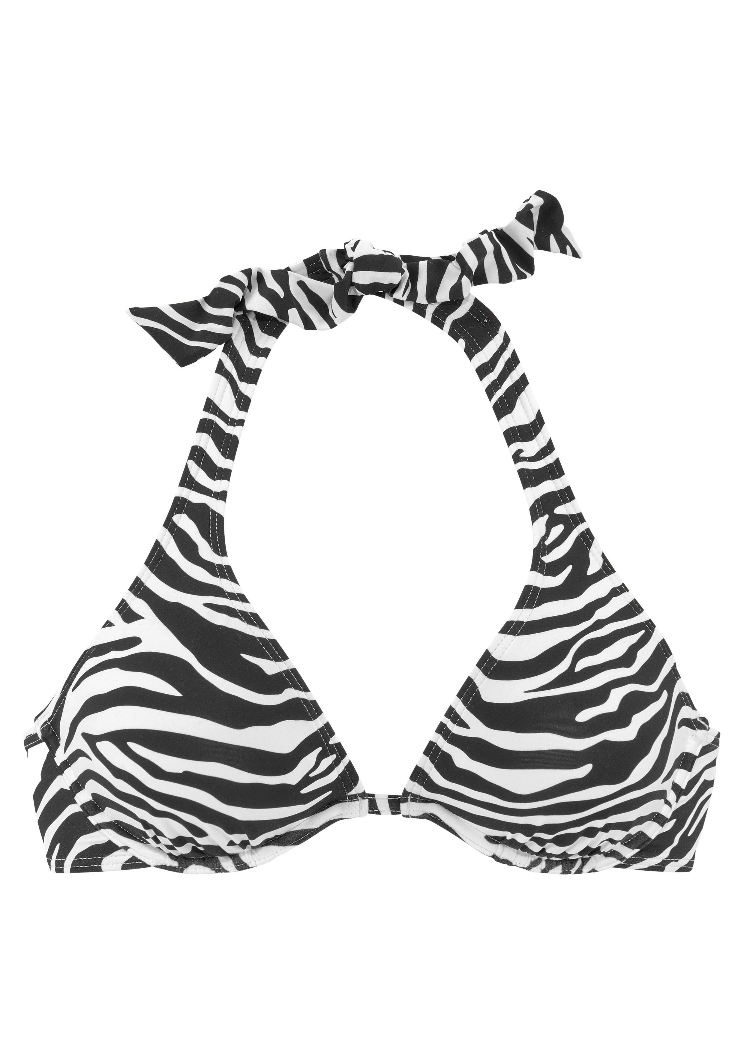 Venice Beach Bügel-Bikini-Top Fjella, in zweifarbiger Animal-Optik günstig online kaufen