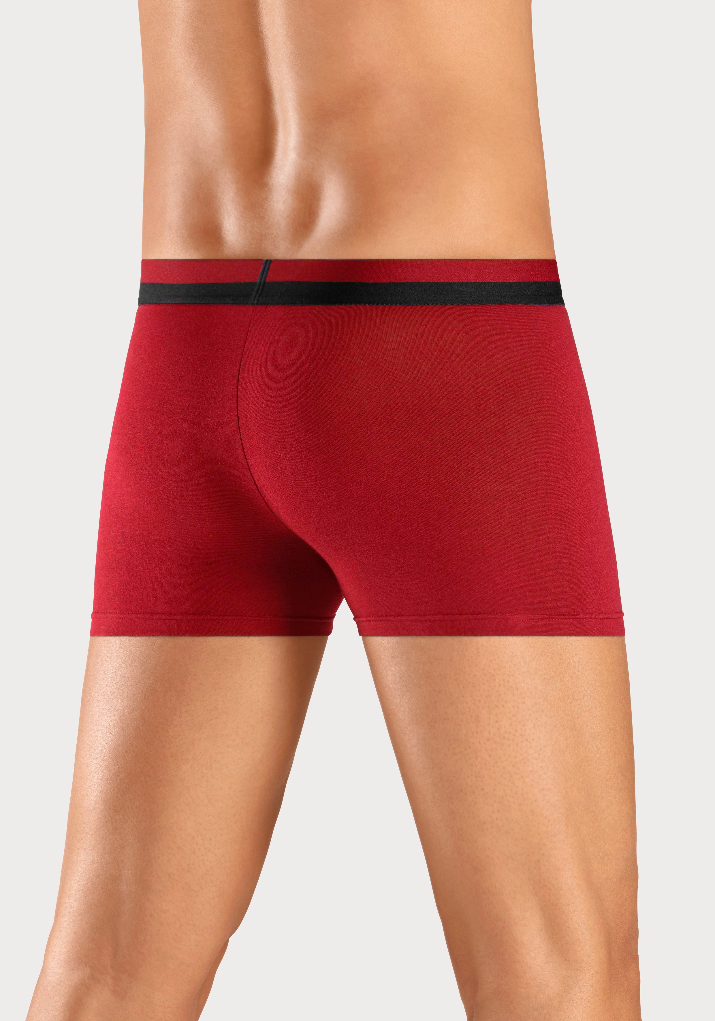 Bruno Banani Boxer Boxershorts für Herren (Packung, 4-St) mit erhabenem Logo-Druck auf dem Bund