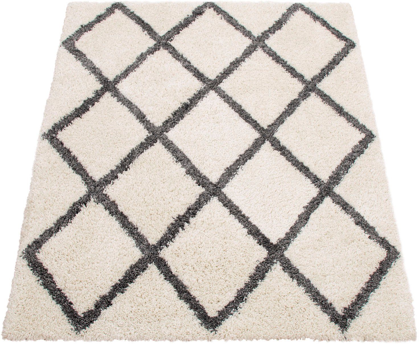 Paco Home Hochflor-Teppich Arezzo 681, rechteckig, günstig online kaufen