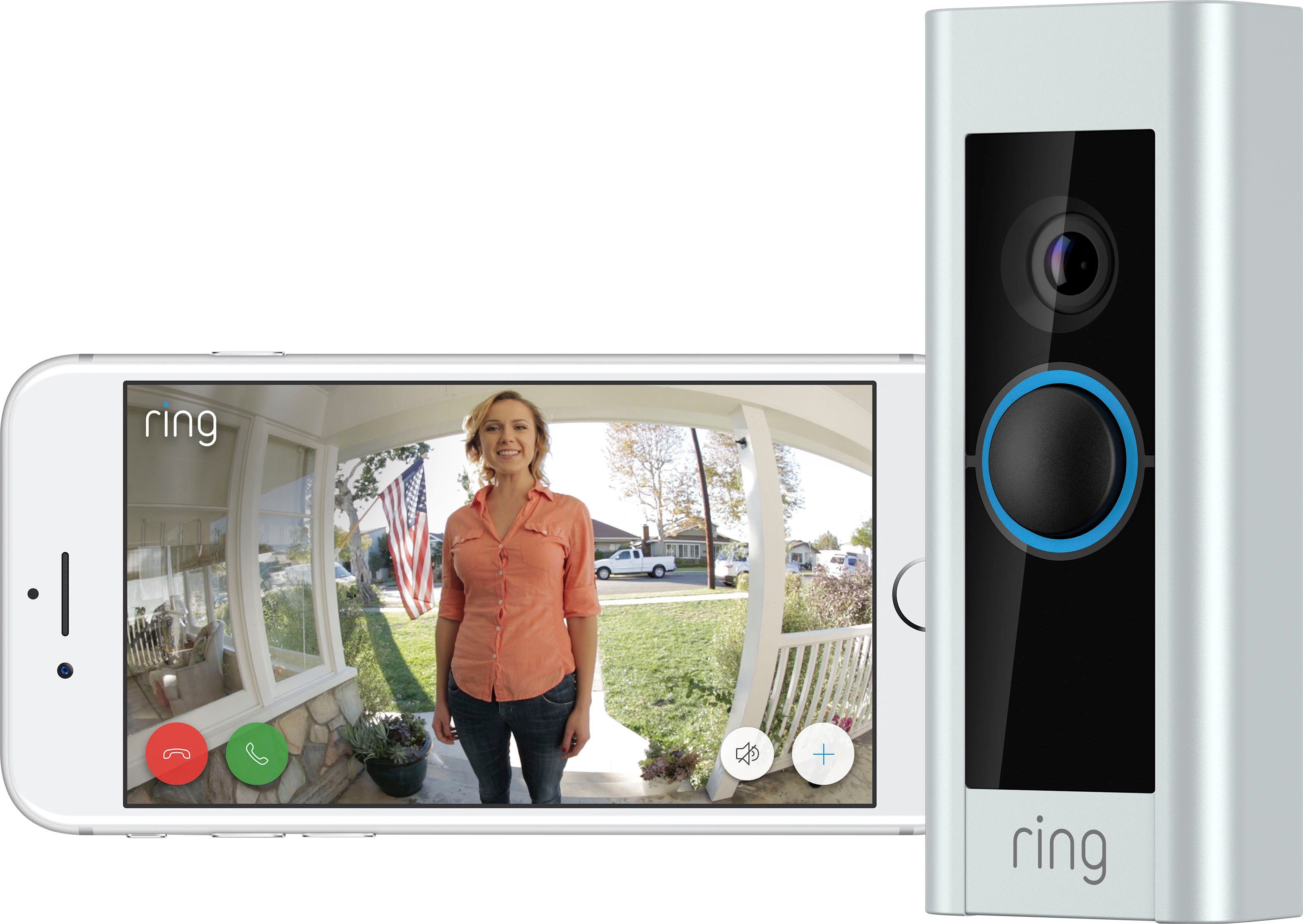 Ring Video Doorbell Pro Smart (Außenbereich) Smart Türklingel Plugin Home