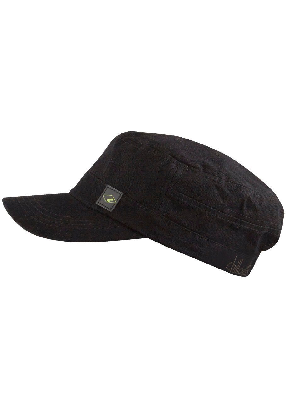 Cap Size Baumwolle, aus One atmungsaktiv, Paso Hat reiner schwarz chillouts Army El