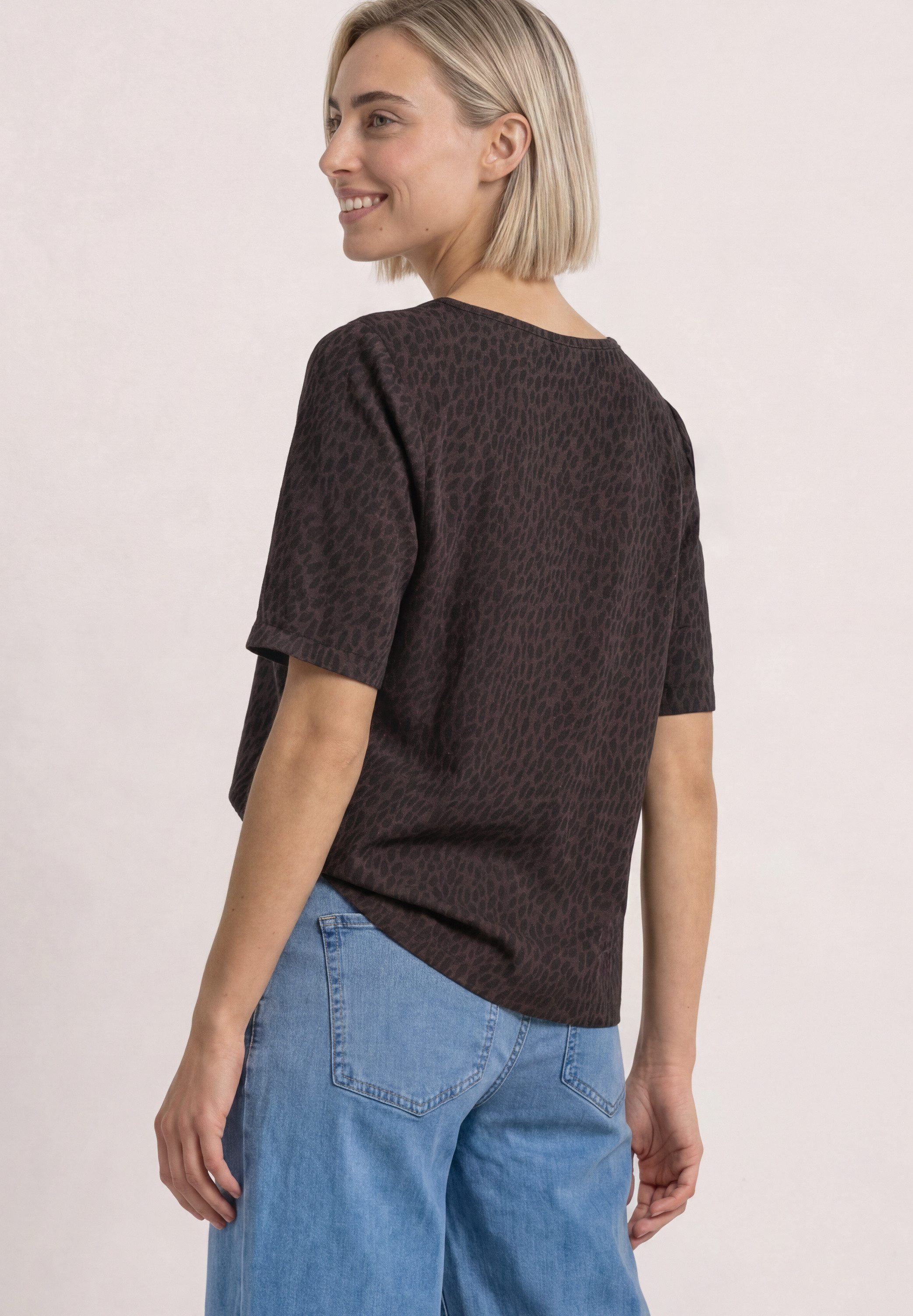 STREET ONE T-Shirt mit Strukturmix – Bild 2 von 5