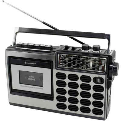 Soundmaster Retro Radio Kassetten Rekorder mit USB/SD Radio (Aufnahmefunktion)