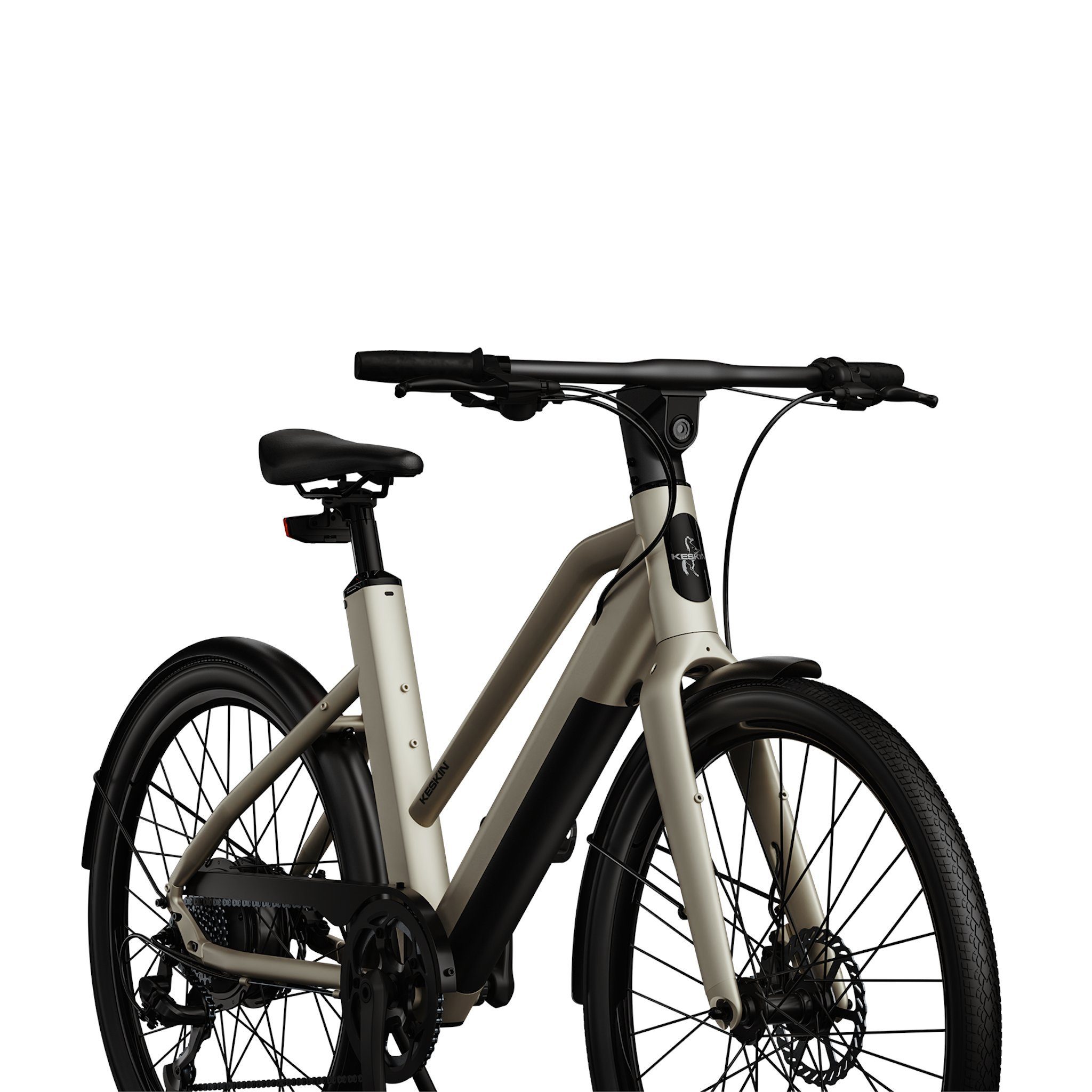 Keskin eBike E-Bike cBike 1V, 8 Gang Shimano, Kettenschaltung, Heckmotor, 432,00 Wh Akku, (mit Akku-Ladegerät, Werkzeug, Beleuchtung), innerhalb der StVZ0, Bluetooth App-Anbindung, integriertes Display