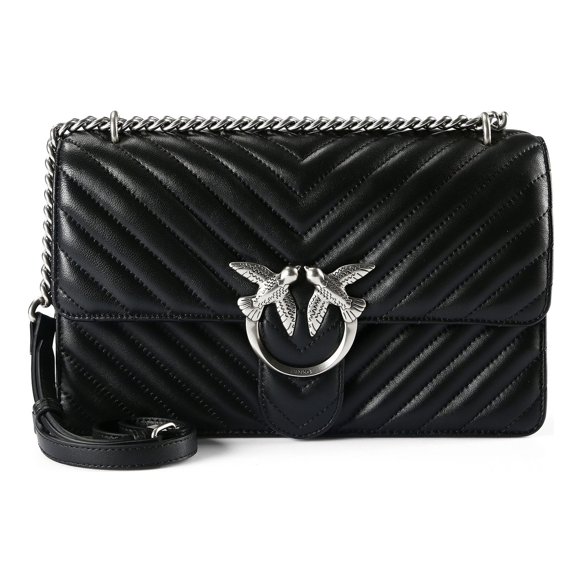 PINKO Umhängetasche Love One, Leder