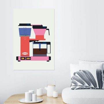 Posterlounge Wandfolie Bo Lundberg, Pastel Coffe Maker, Küche Modern Illustration