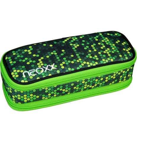 neoxx Schreibgeräteetui Schlamperbox, Catch, Pixel my mind, aus recycelten PET-Flaschen