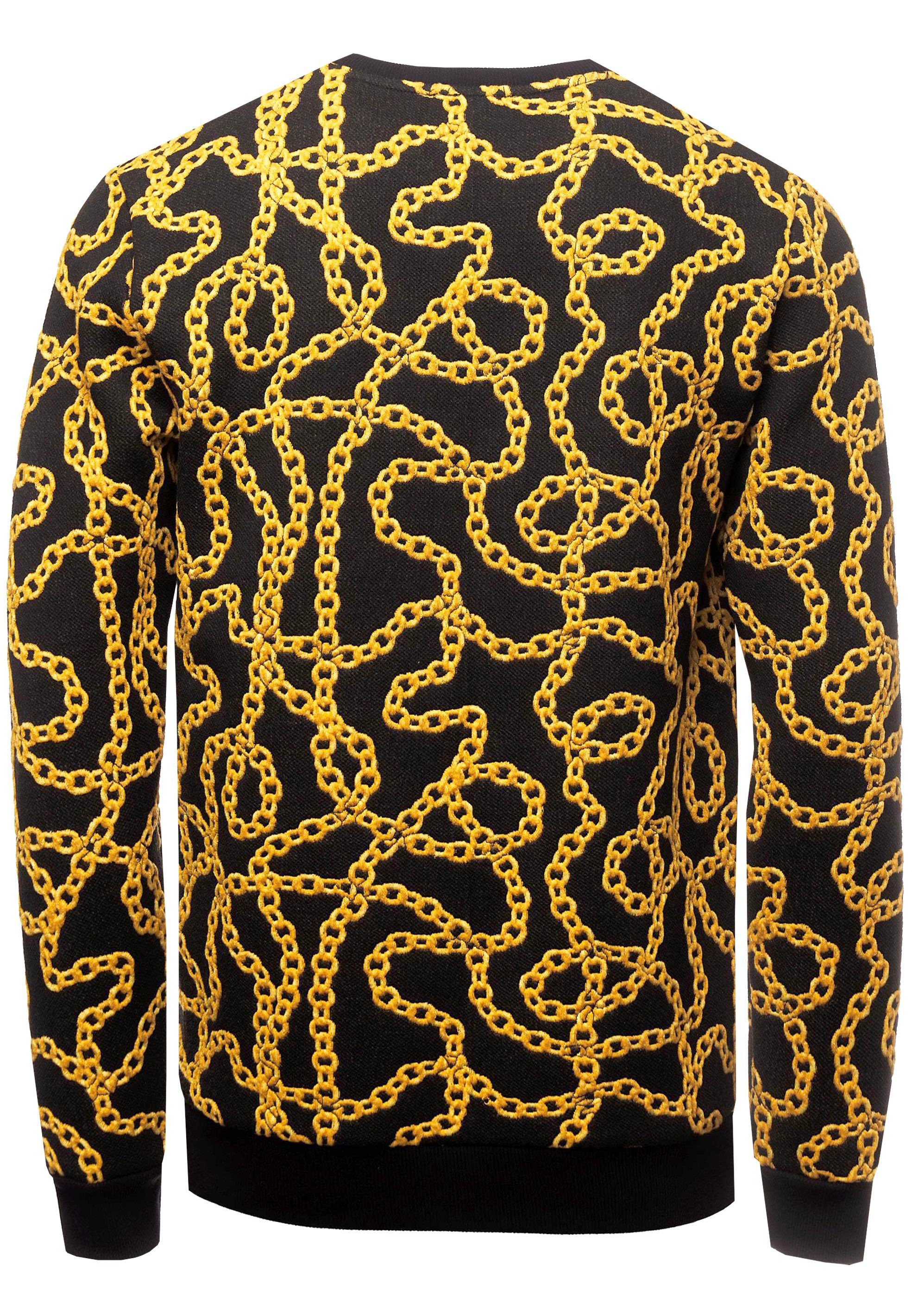 Rusty Neal Strickpullover mit ausgefallenem Muster