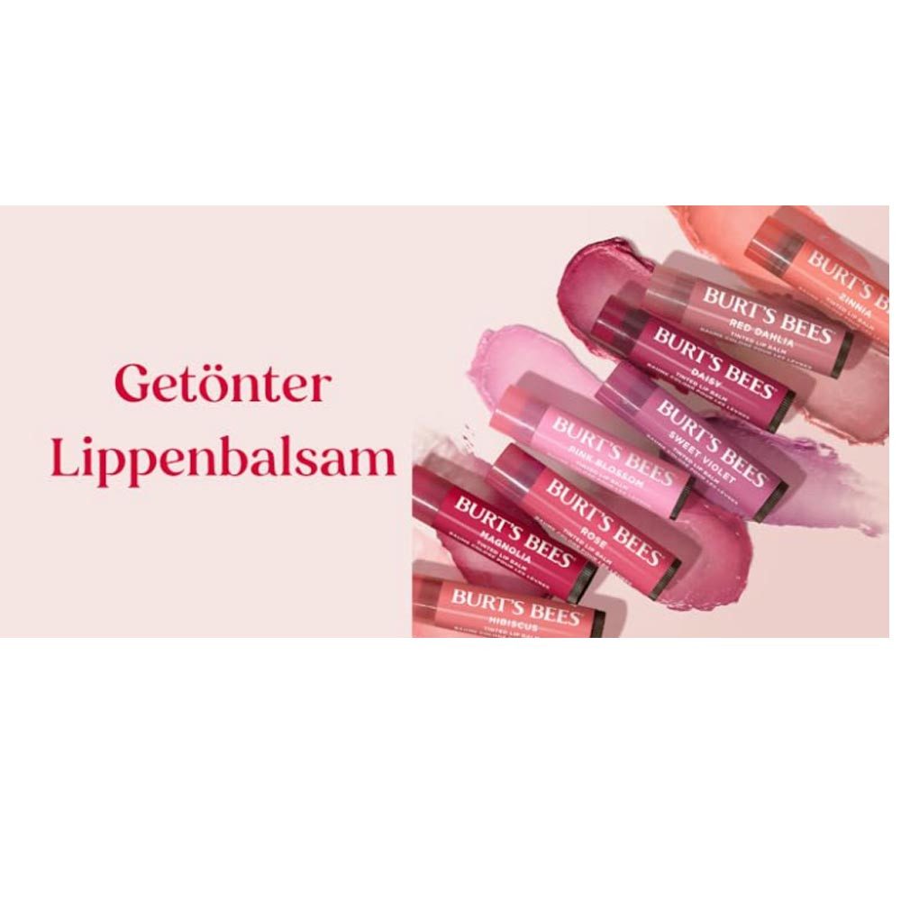 BURT'S BEES Lippenbalsam Rose, Lip Balm Blister 4,25 g