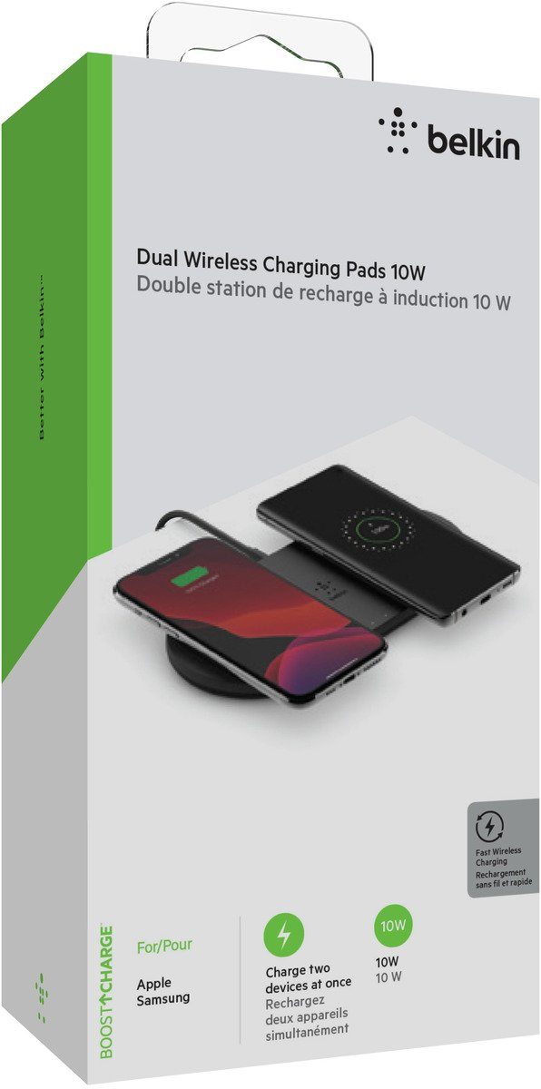 Image of Belkin »2x 10W Dual Wireless Charging Pad mit Netzteil« Wireless Charger