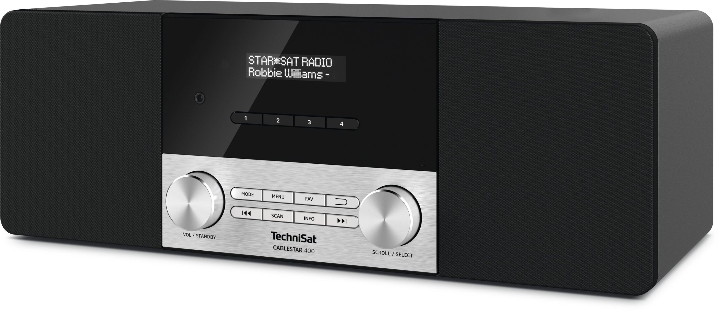 TechniSat CABLESTAR 400 inkl. Fernbedienung Digitalradio (DAB) (20 W)