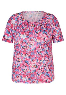 Rabe T-Shirt mit fröhlichem Blumenmuster