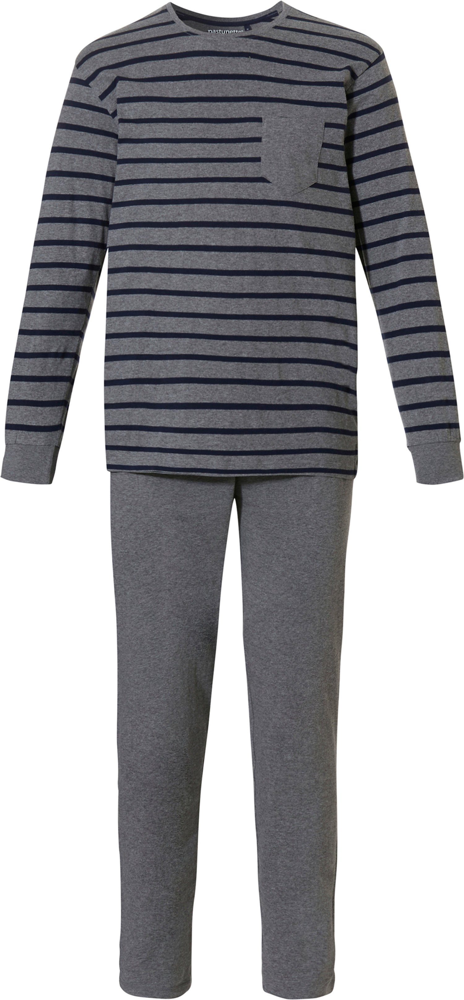 Pastunette Schlafanzug Herren Schlafanzug lang (2 günstig online kaufen