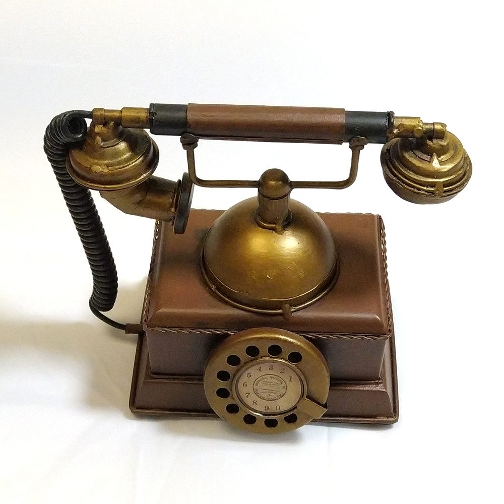 Dynasun Spardose Vintage Telefon, (1-tlg), Vintage Metall-Spardose Modell T günstig online kaufen