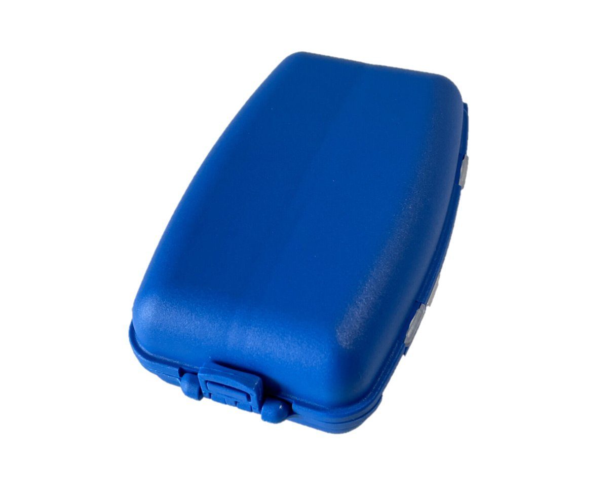 Anplast Angelkoffer Tackle Box -L Twister Original Kleinteilebox Zubehörbox Tacklebox, stabile Scharniere und festsitzende Deckel Blau