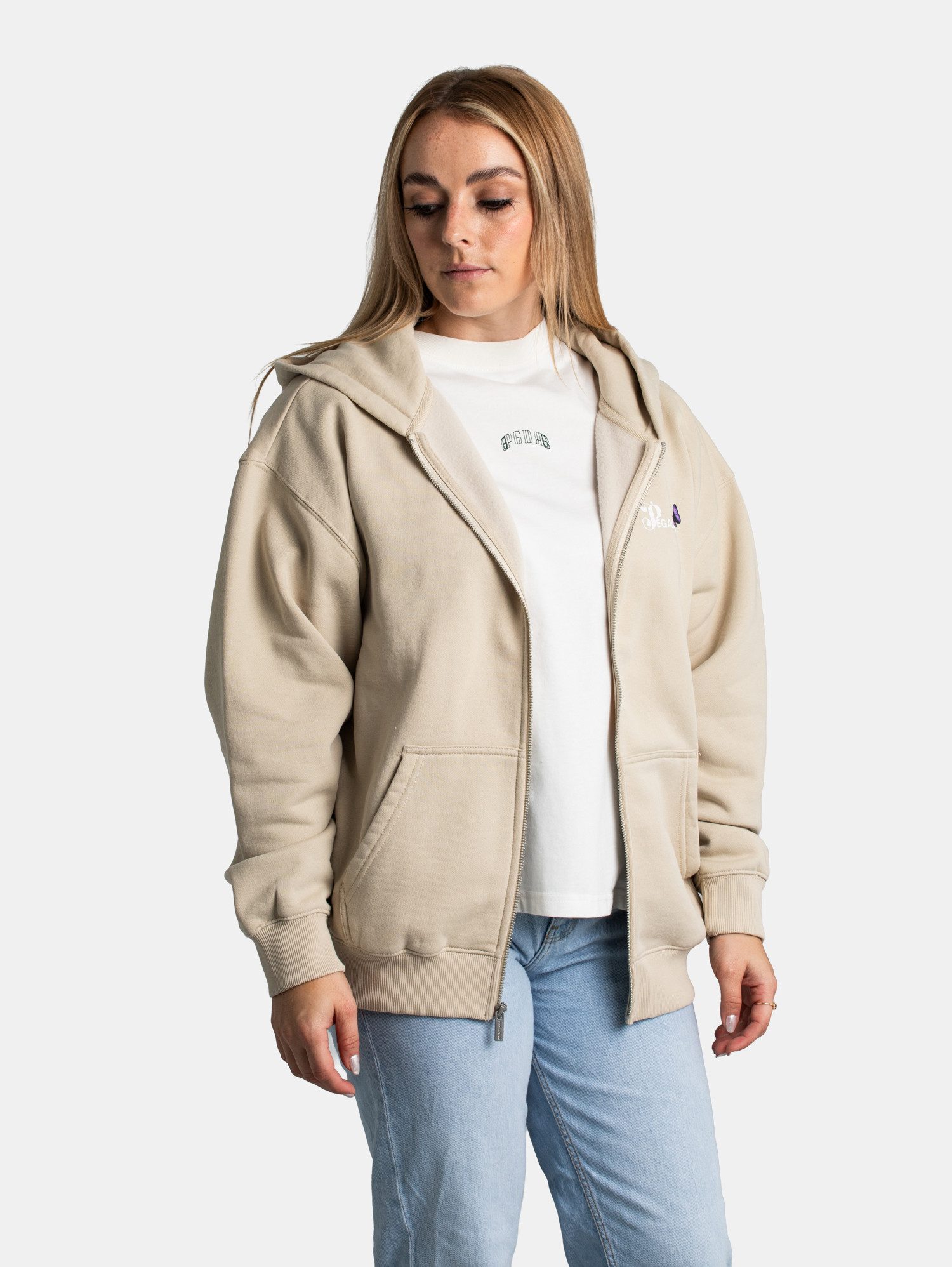PEGADOR Kapuzensweatjacke Pegador Noria Oversized Sweatjacke
