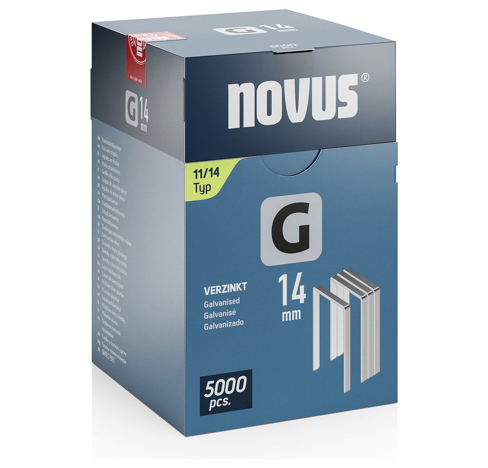 Thumbnail - NOVUS Tackerklammer Novus Tools 042-0769 Flachdrahtklammern Typ 11 5000 St. Abmessungen (L