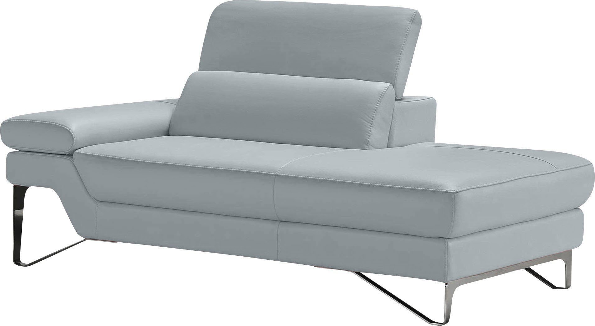 Egoitaliano Ottomane Princess, elegantes Designsofa mit erstklassigem Sitzkomfort, inkl. verstellbarem Kopfteil und edle Designmetallfüße. € 2.219,99