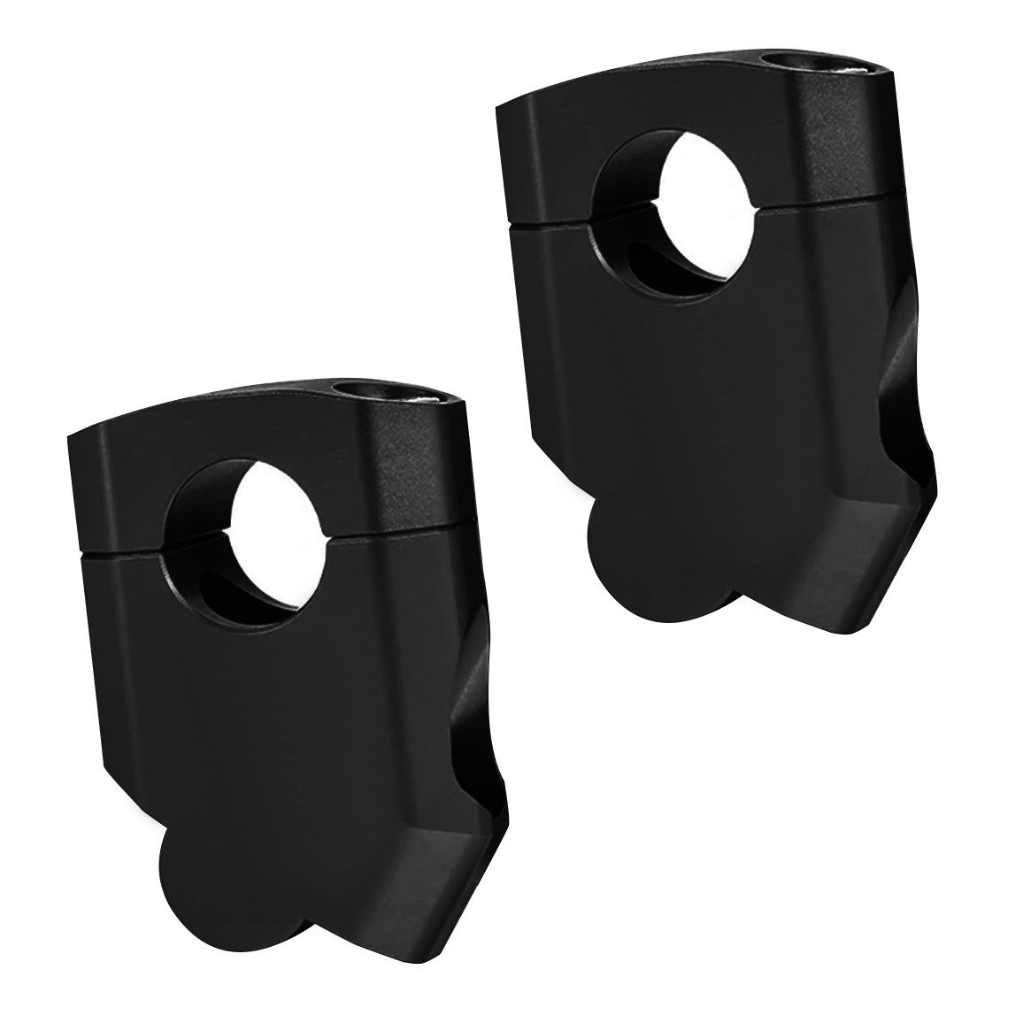 Tourtecs Lenkervorbau Lenkererhöhung # 40mm schwarz Aluminium für Lenker mit Ø 22mm 7/8"
