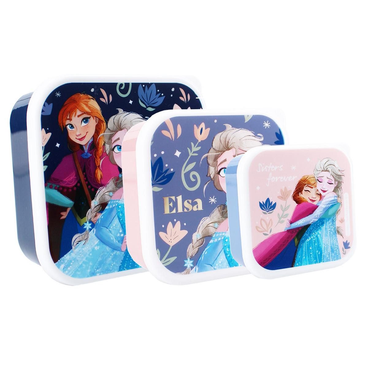 Vadobag Lunchbox Snackbox 3 tlg. Brotboxen, Polypropeen (PP), Polystyreen (PS), (3-tlg)