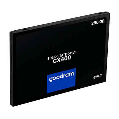 Goodram »CX400« interne SSD (256 GB) 2,5" 550 MB/S Lesegeschwindigkeit, 480 MB/S Schreibgeschwindigkeit, Gen. 2, SATA III
