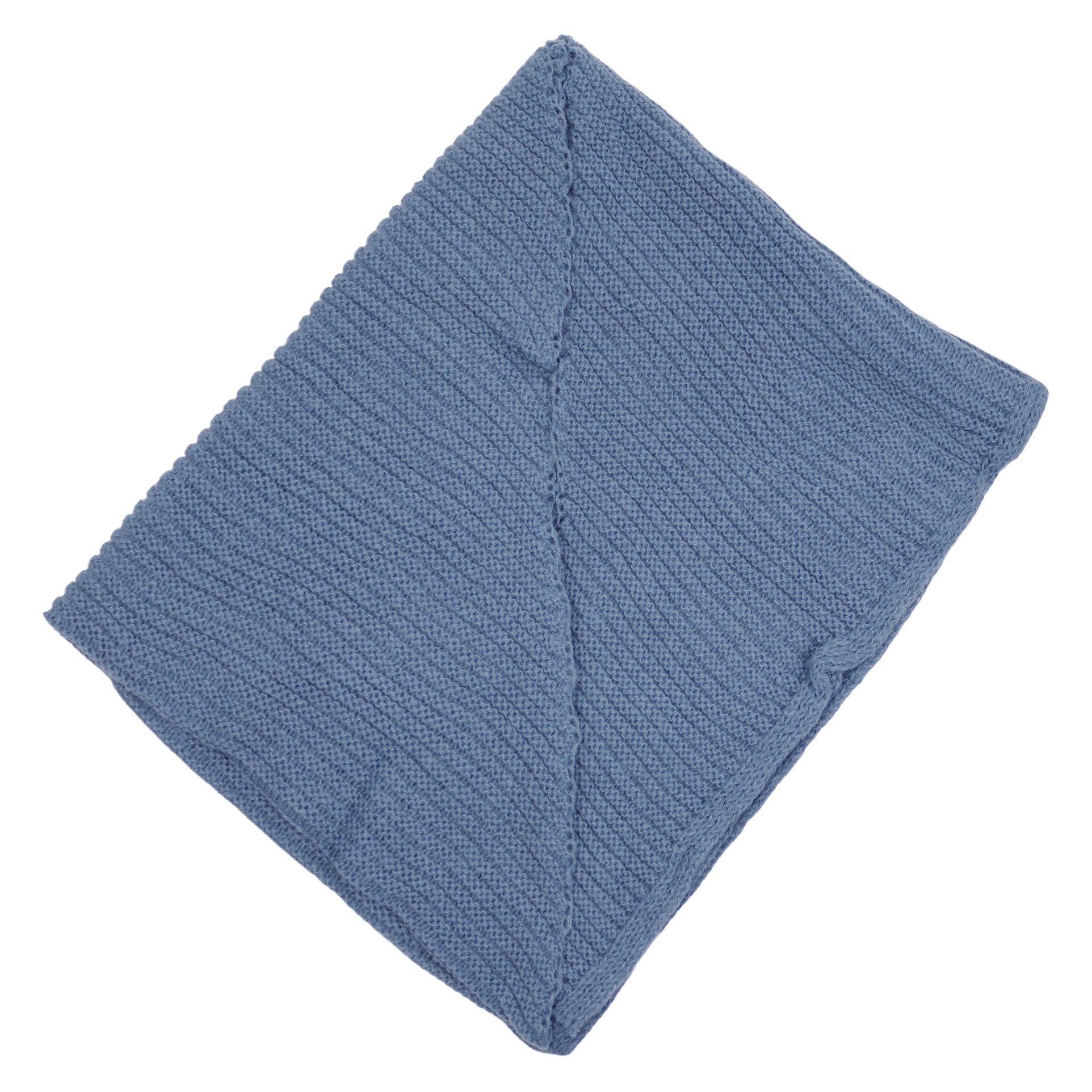 MIRROSI Dreieckstuch Strickschal warmer Dreiecksschal XXL ca.80x210 cm, Leicht, (Made in Italy, Unifarbe), in tollen Farben 20% Lana Wolle