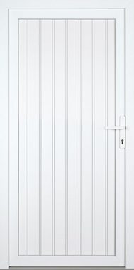 KM Zaun Haustür KL608P, BxH: 88x188 cm, weiß, in 2 Varianten, inklusive Türrahmen