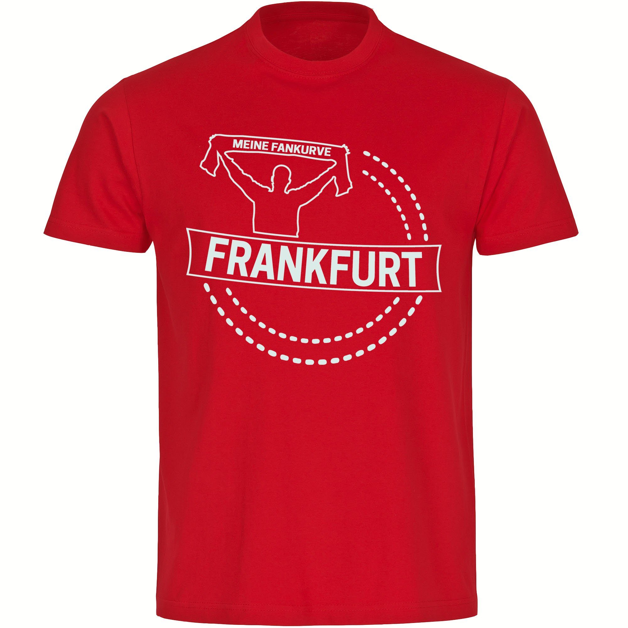 multifanshop T-Shirt Herren Frankfurt - Meine Fankurve - Männer