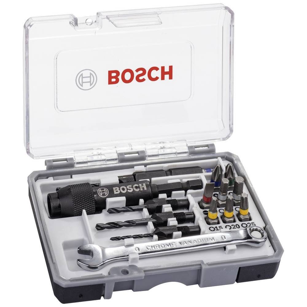 Extra Schrauberbit-Set und BOSCH Bit-Set Hard HSS-Spiralbohrer-