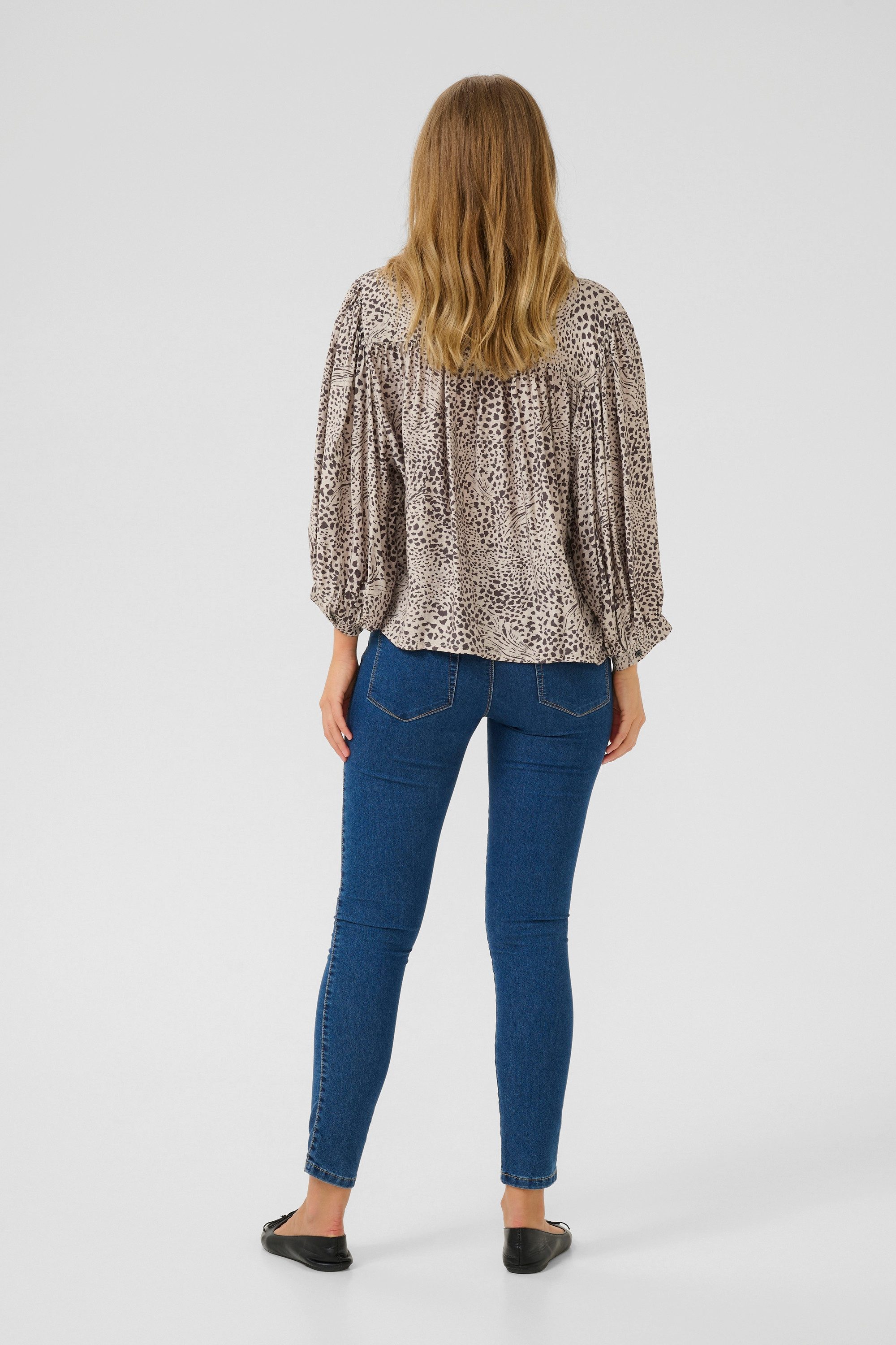 Langarmbluse Langarm-Bluse KAdebra