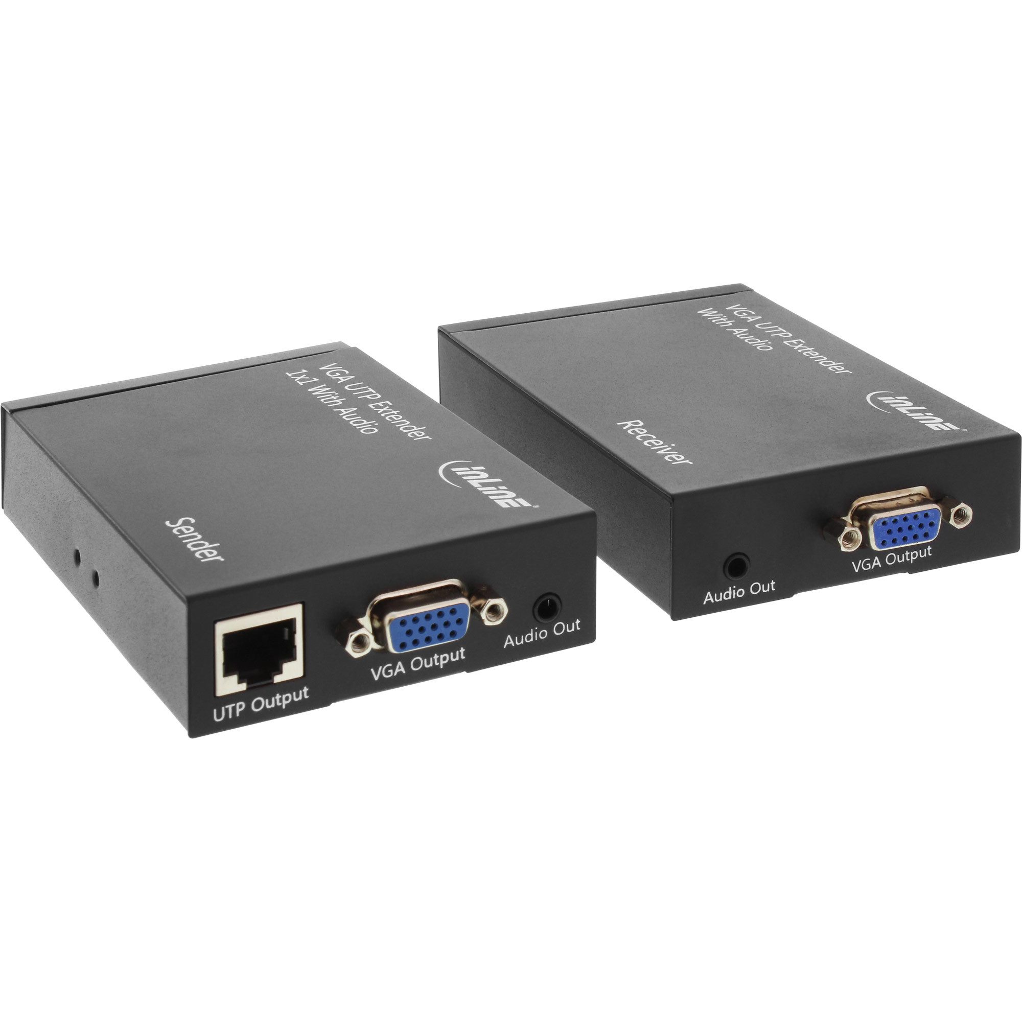 Inline USB 2.0 Host/Device Extender over IP, Einzelgerät, RJ45 / SFP ...