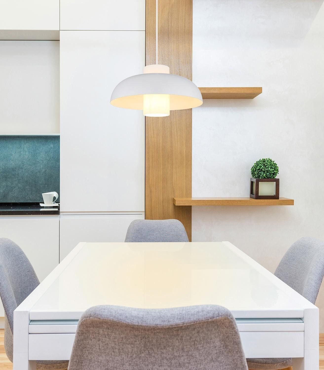 GLOBO LIGHTING Pendelleuchte LOWE, 1-flammig, Weiß günstig online kaufen