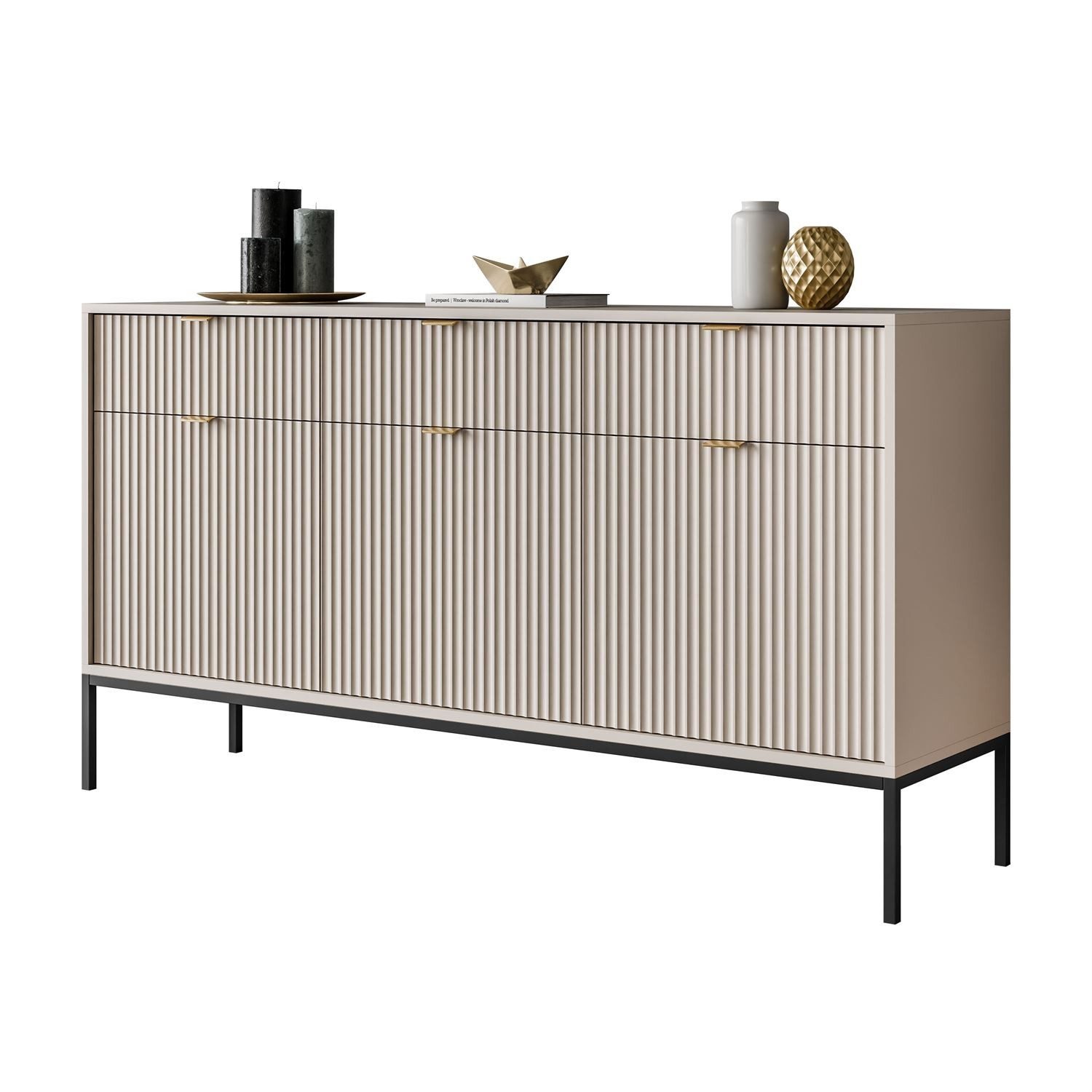 Lookway Kommode CORTADO KSZ154 mit Schubladen 154 cm, Breite 154 cm