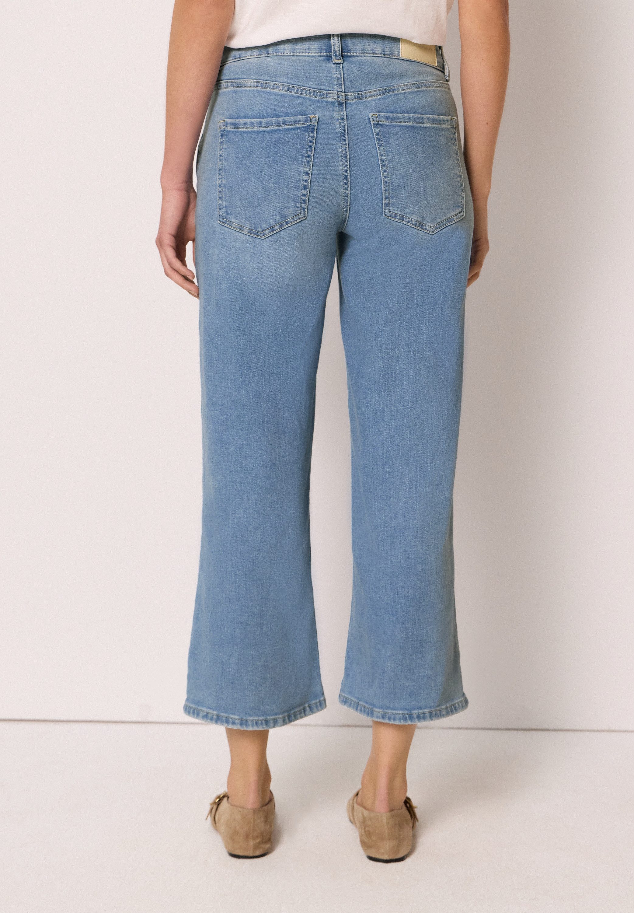 STREET ONE STUDIO Loose-fit-Jeans mit Wide Legs