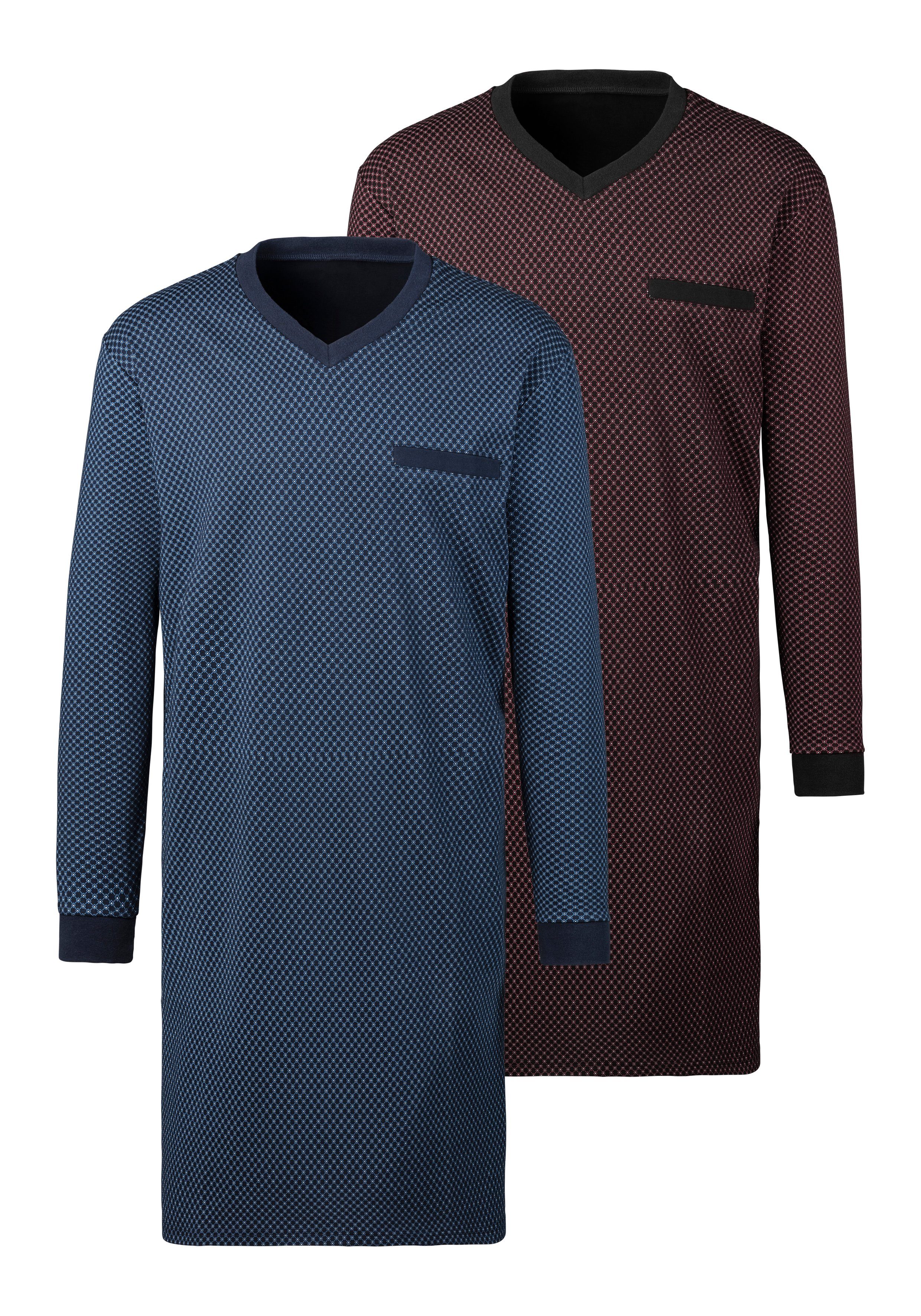 le jogger® Nachthemd (2-tlg) in bequemer Weite