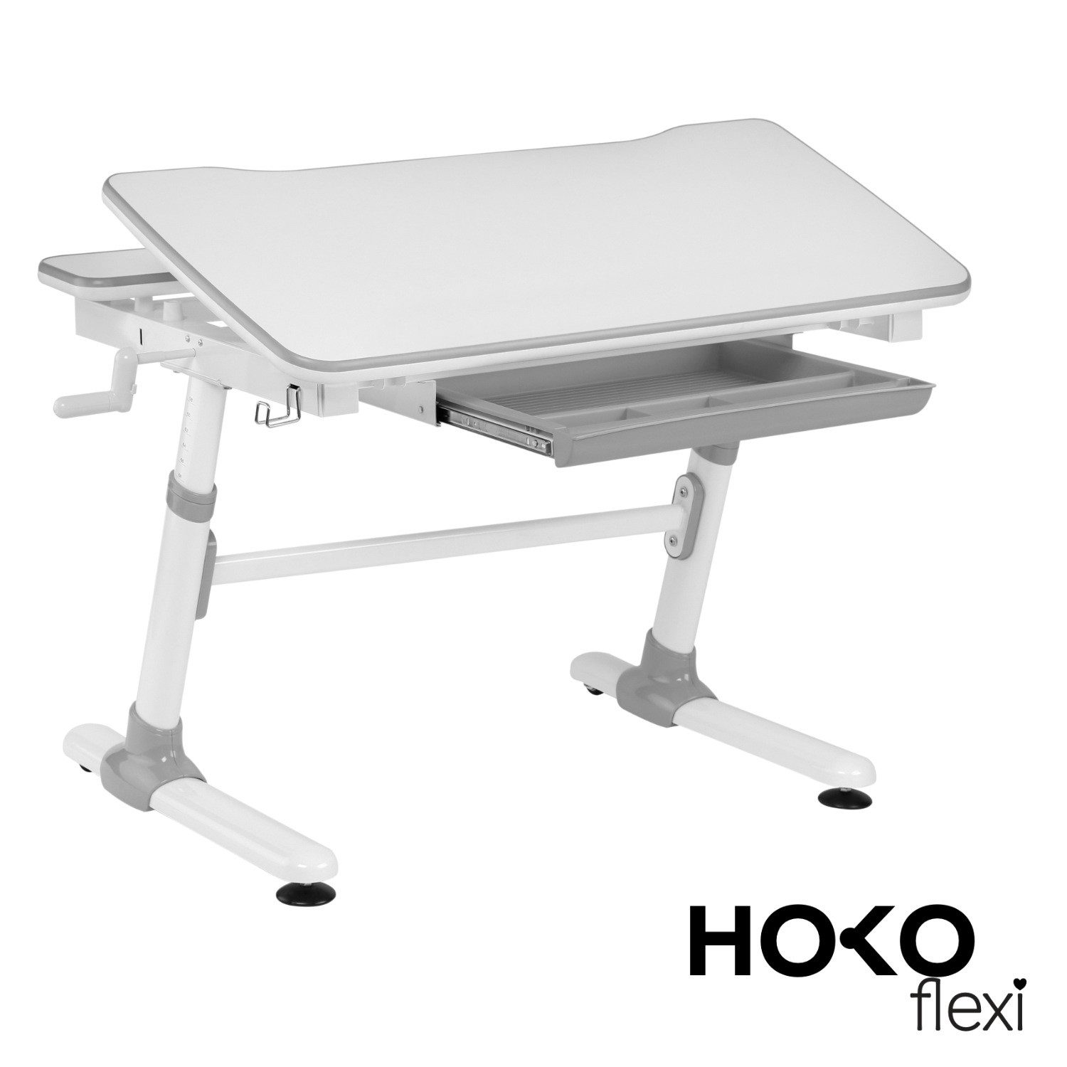 HOKO Kinderschreibtisch Höhenverstellbar Ergo-Study-Table COMPAKT Set günstig online kaufen