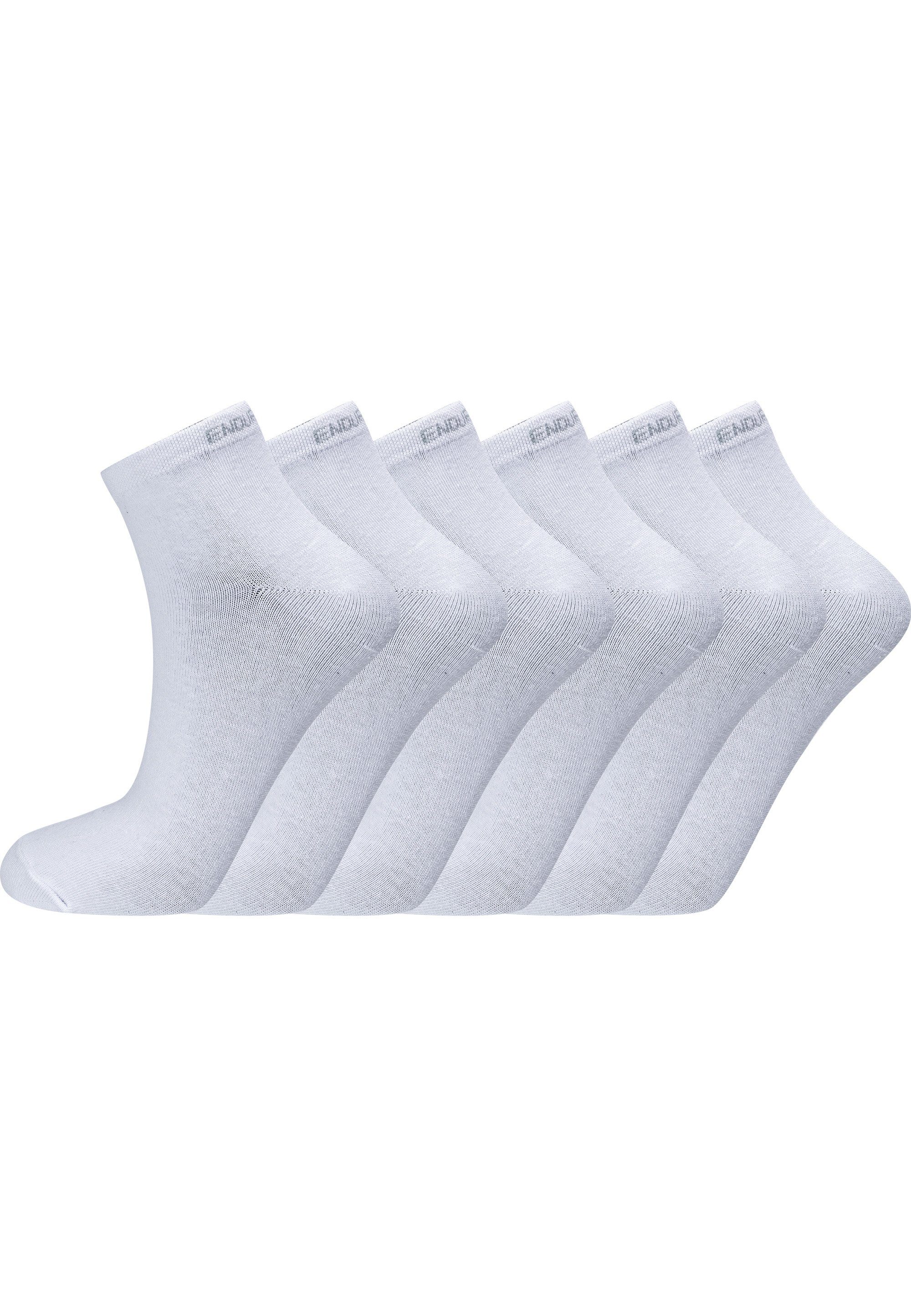 ENDURANCE Socken Ibi hohem weiß Baumwolle-Anteil mit (6-Paar) sehr