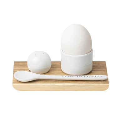 Räder Design Eierbecher Eierbecher Set Ein Herz und eine Seele 14x8,3x4,2cm, (4-tlg)