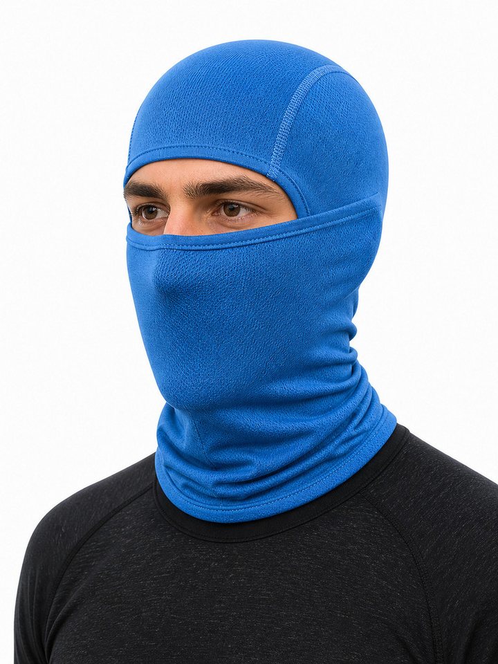 HURTNET Sturmhaube Sturmhaube Winter Balaclava mit Kragen winddicht atmungsaktiv (Einzelartikel Sturmhaube Winter Balaclava mit Kragen elastisch, Sturmhaube Winter Balaclava elastisch winddicht atmungsaktiv) winddicht atmungsaktiv elastisch Kragen Outdoor