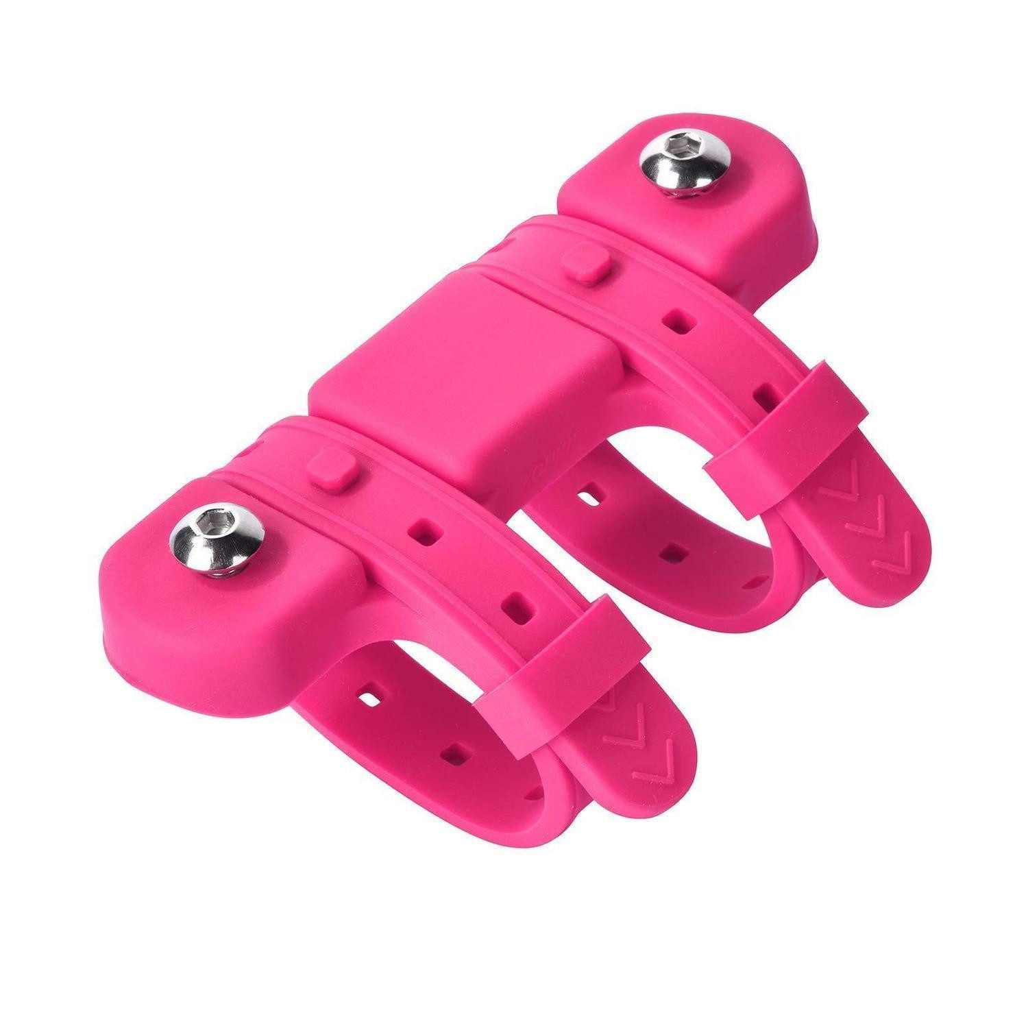 LuxusKollektion Fahrrad-Flaschenhalter Flaschenhalter Fahrrad Montagebasis Silikon Roller Farben Rosa