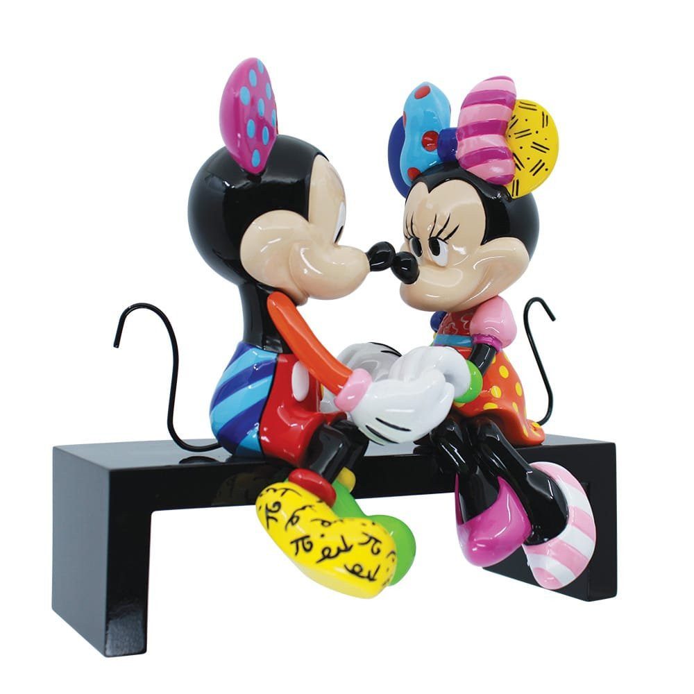 Disney by Britto Dekofigur Mickey und Minnie Maus LiebeDesigner Figur Sitze günstig online kaufen
