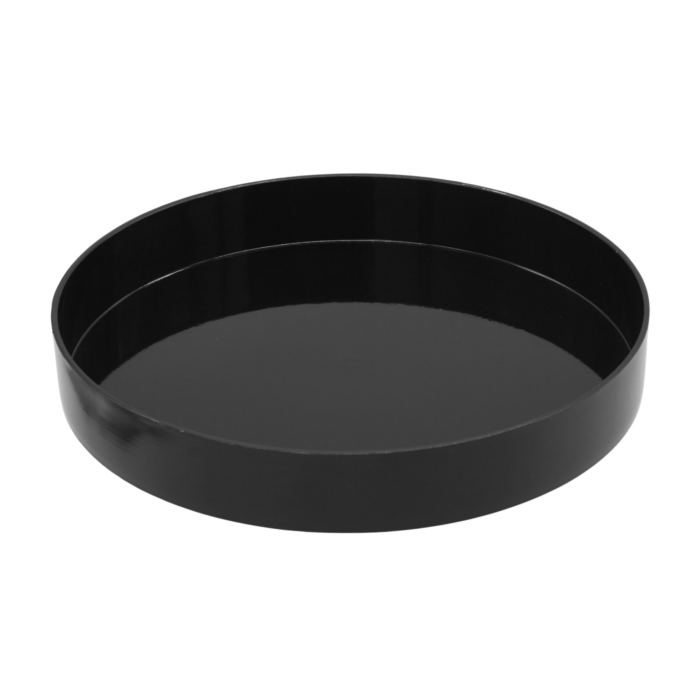 Spetebo Tablett Kerzentablett rund Dekotablett - 25 cm, Kunststoff, (Anzahl, 1-tlg., Stück), Vielseitig einsetzbar