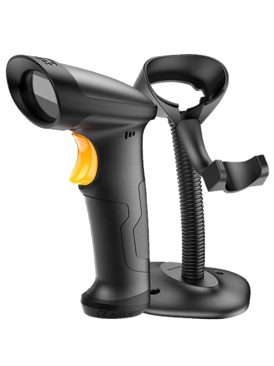 Inateck USB Barcode Scanner mit intelligenter Halterung, BCST-33 Handscanner