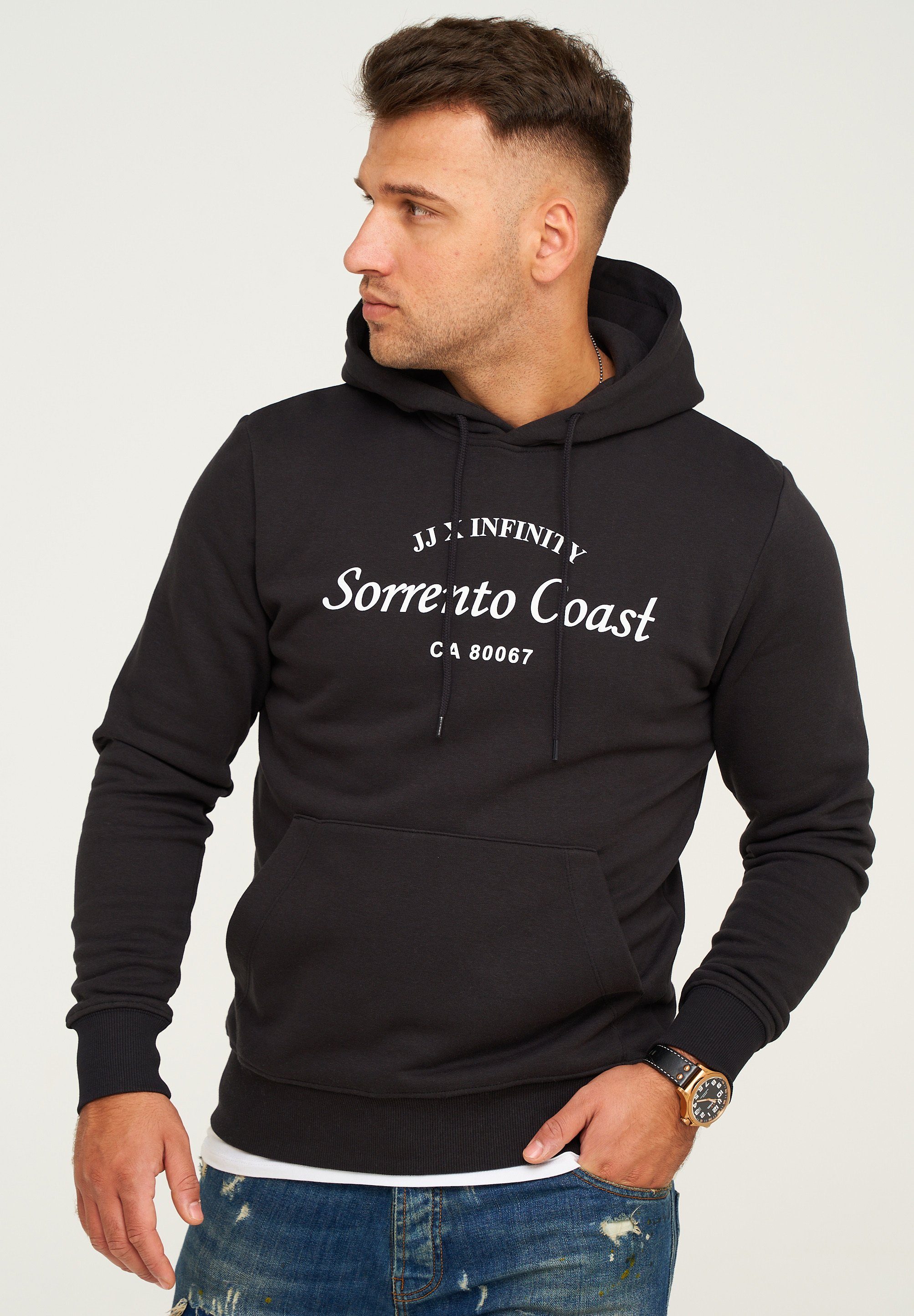 Jack & Jones Hoodie JJHILL SWEAT HOOD Tap Shoe