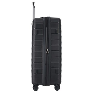 BlingBin Kofferset modischer PP-Materialkoffer, (3 tlg., M-L-XL Koffer), mit TSA-Schlössern, leicht und strapazierfähig
