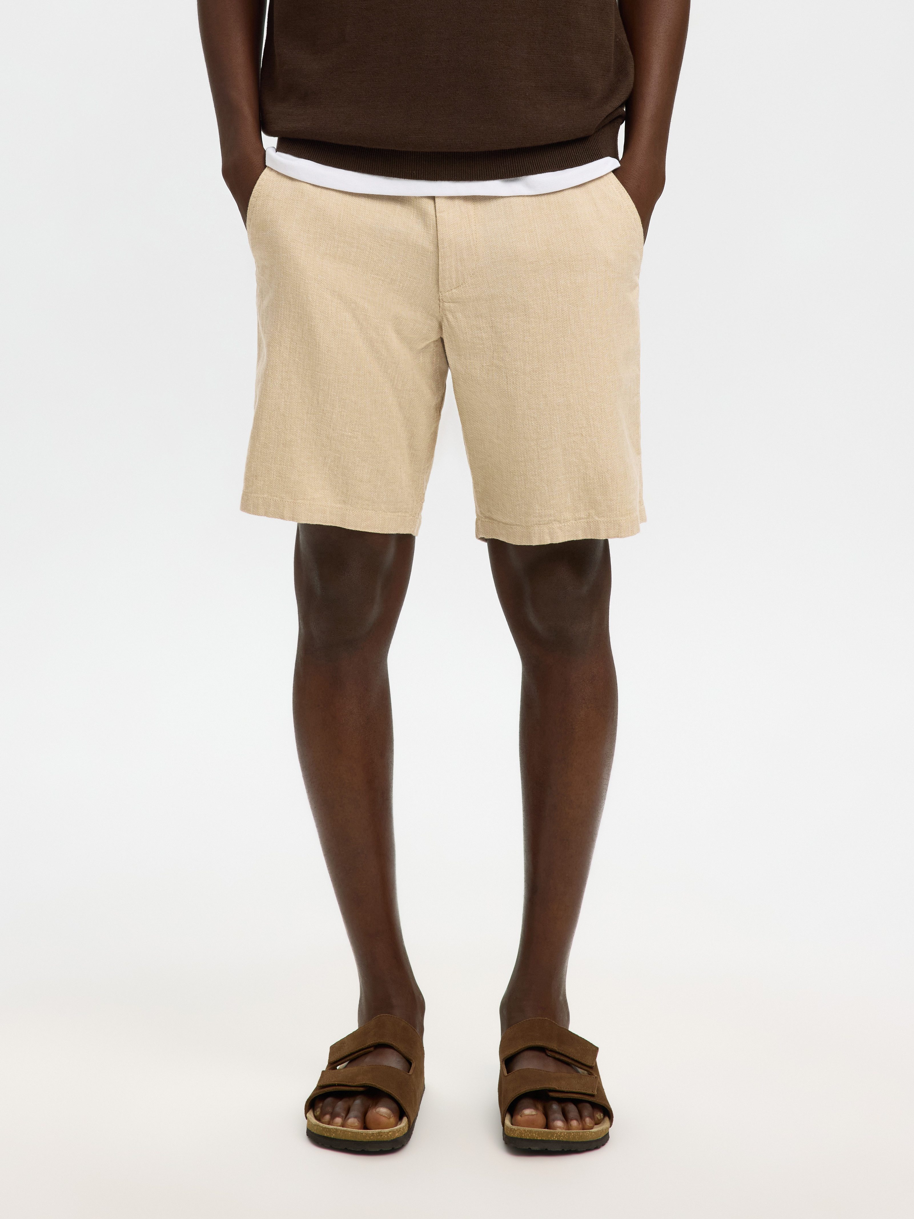 Selected Chinoshorts SLHREGULAR-BRODY SUN SHORTS NOOS Baumwollmischung, regular fit