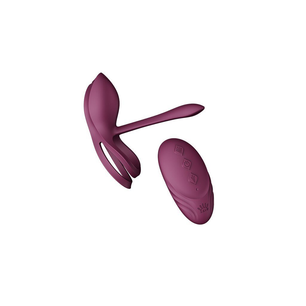 Zalo Paar-Vibrator Zalo Bayek Velvet Wearable App-Fernbedienung Massager für Purple, große Entfernungen