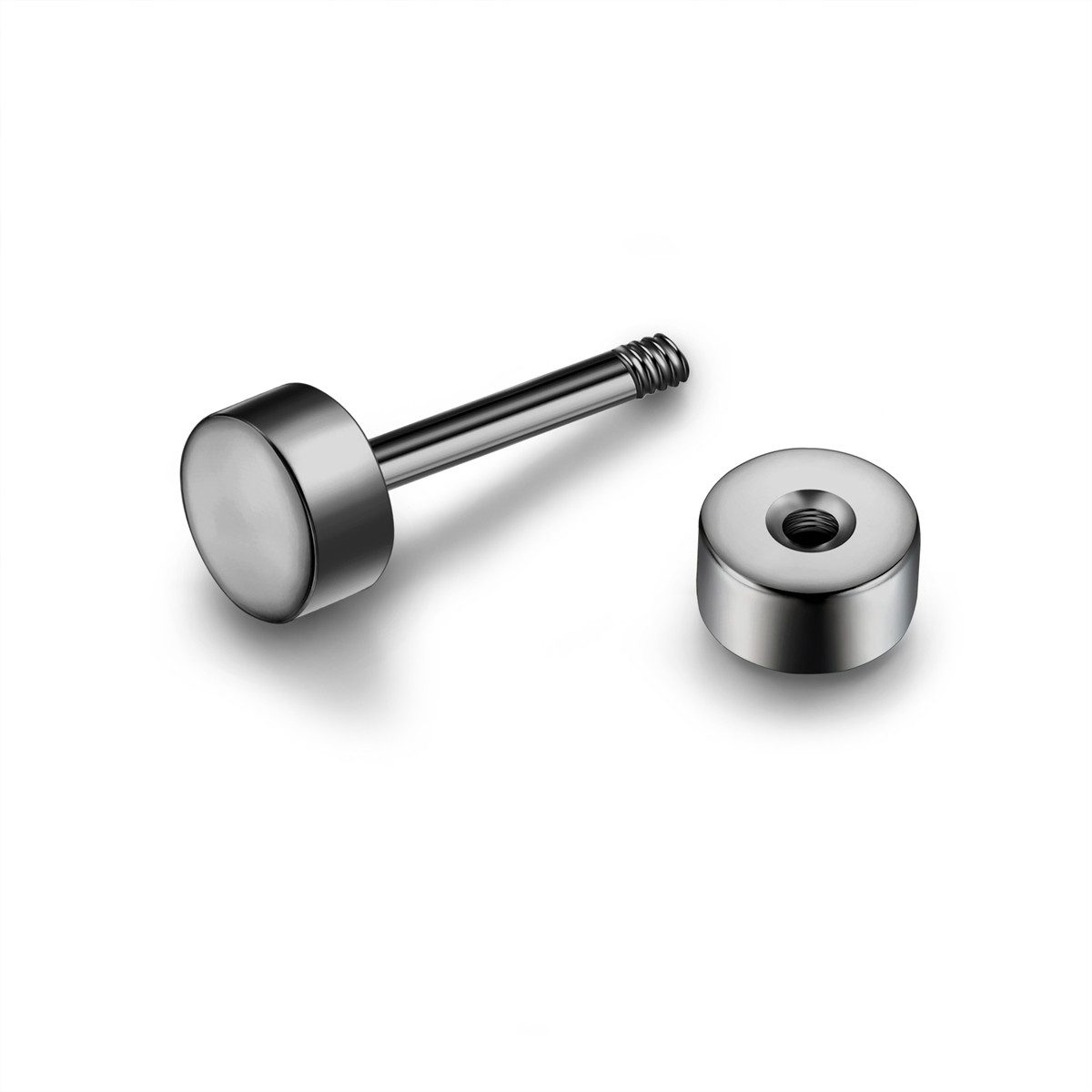 True Rebels Single-Ohrstecker gunmetal