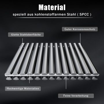 ELEGANT Badheizkörper Heizkörper Design Paneelheizkörper Röhren mit Spiegel, 1800x500mm, vertikal, 2 in 1 Design